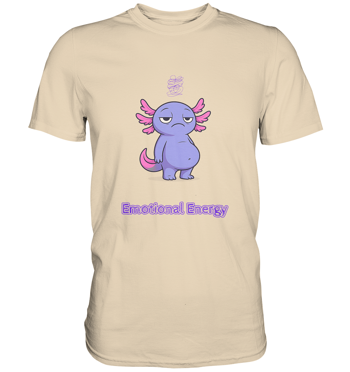 Emotional Energy – Axolotl (Lila) - Premium Shirt