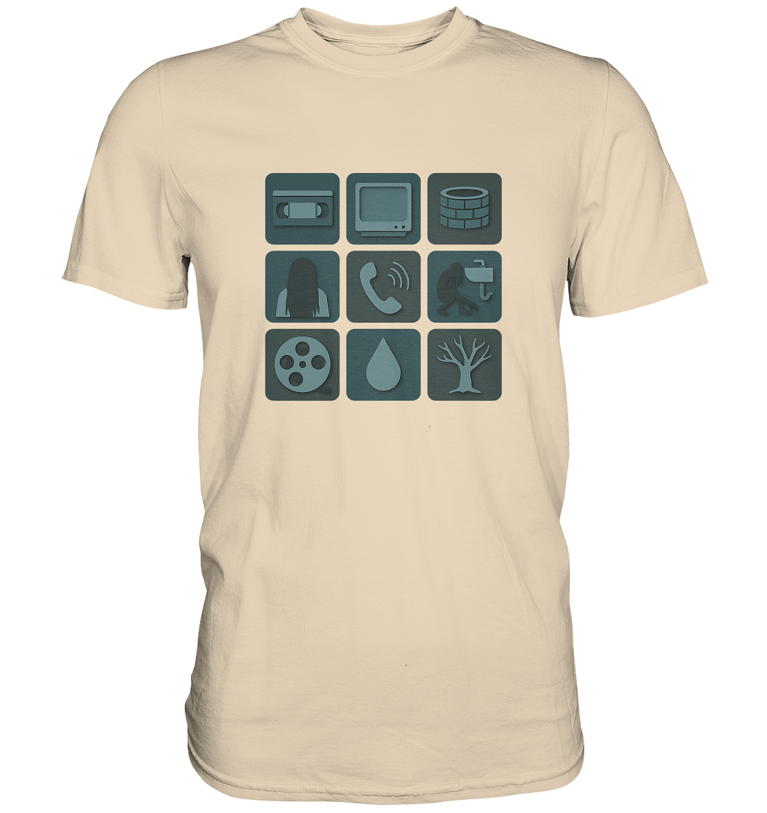 Filmquiz - Horror - The Ring - Premium Shirt