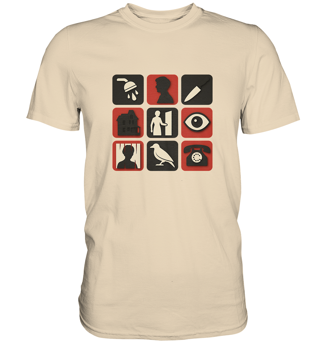 Filmquiz - Horror - Psycho - Premium Shirt
