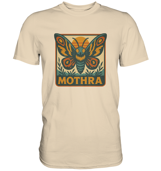 Retro T-Shirt - Mothra - Premium Shirt