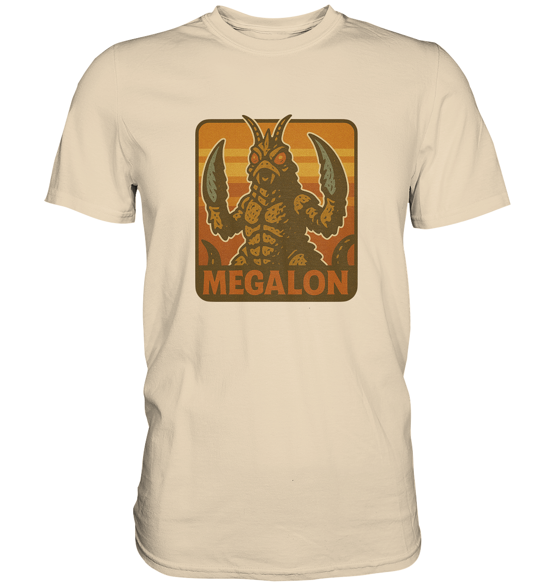 Retro T-Shirt - Megalon - Premium Shirt