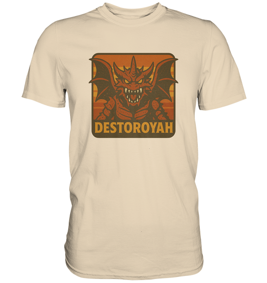 Retro T-Shirt - Destoroyah - Premium Shirt