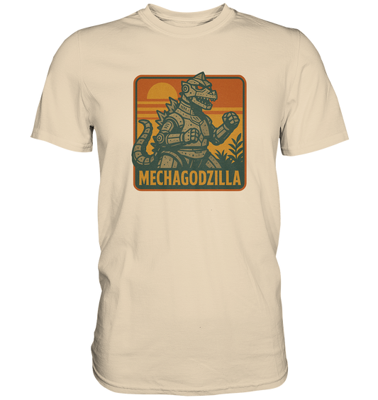 Retro T-Shirt - Mechagodzilla - Premium Shirt