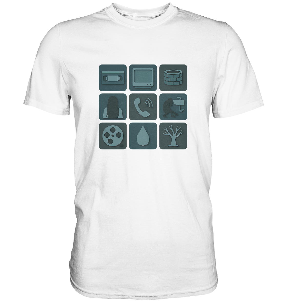 Filmquiz - Horror - The Ring - Premium Shirt