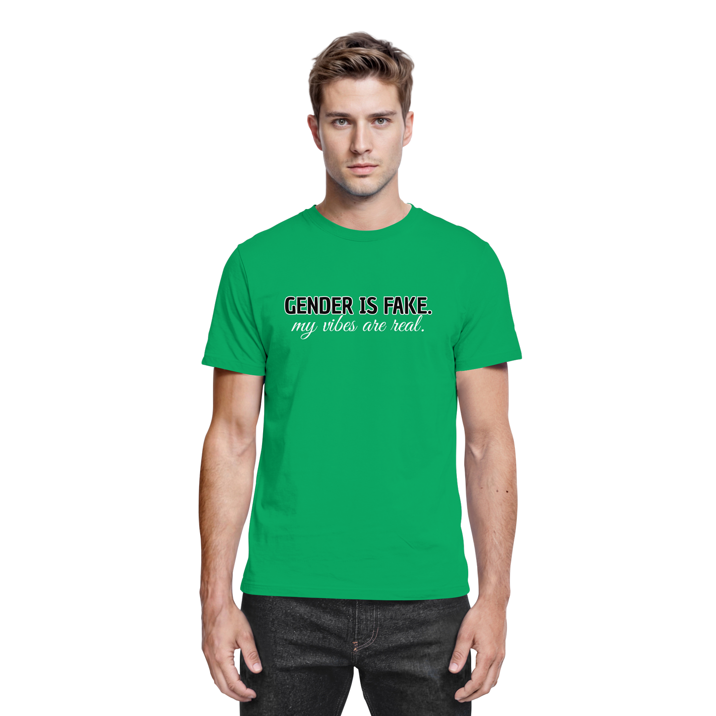 Gender is fake – My vibes are real. - Premium Shirt