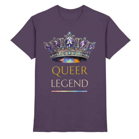 Crowned Queer Legend Bundle – T-Shirt + Tasse + Tote Bag