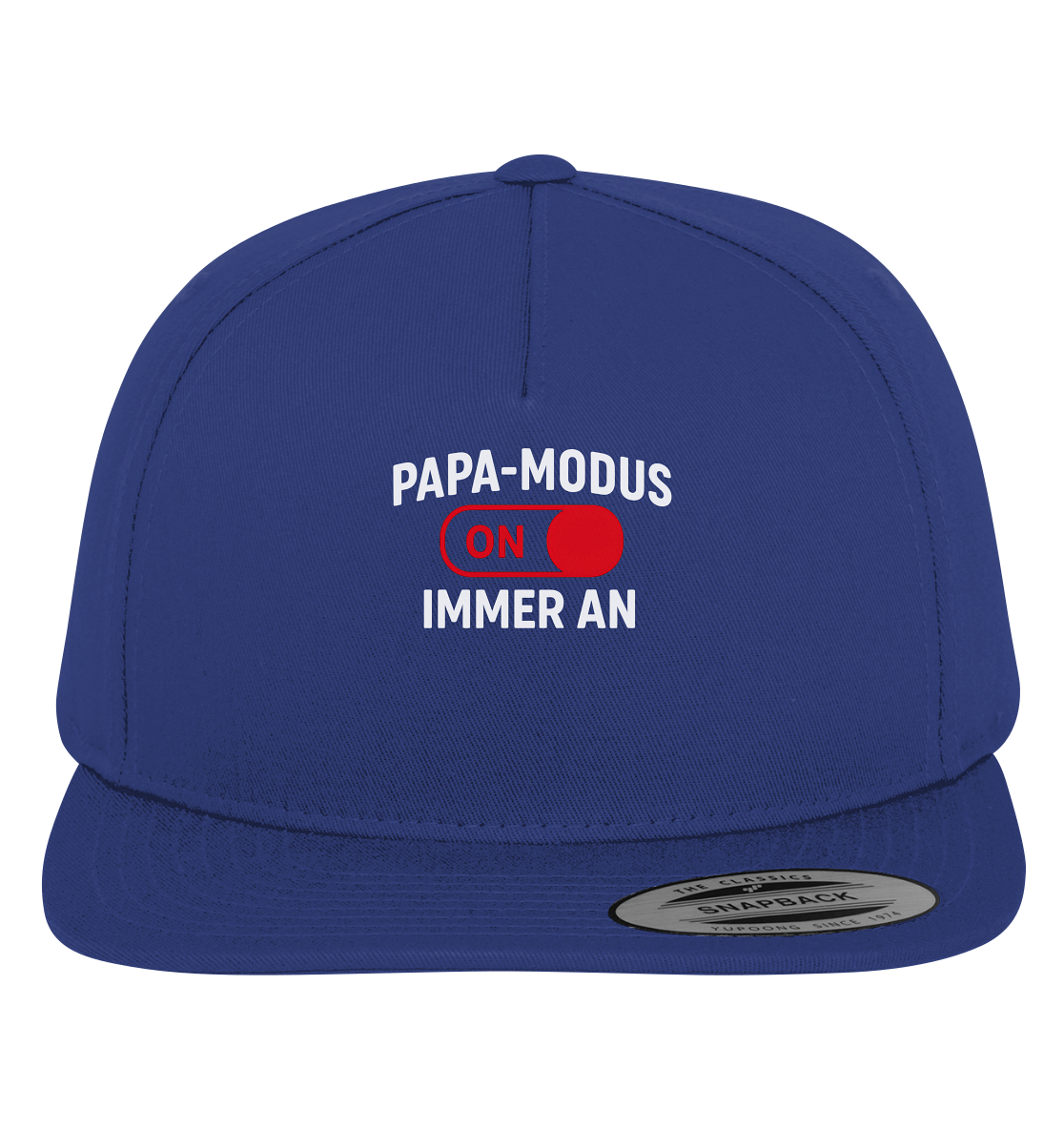 Papa-Modus On - Rot - Premium Snapback