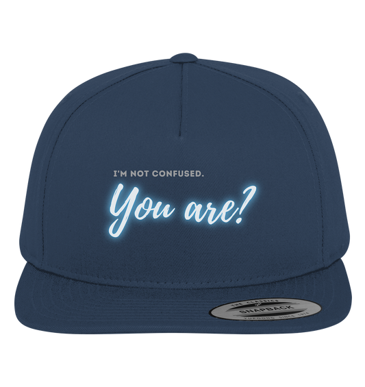I’m not confused – You are?! Blau - Premium Snapback