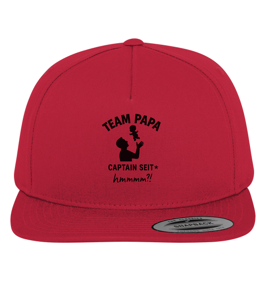 Team Papa - Captain seit* (Dark Edition) - Premium Snapback