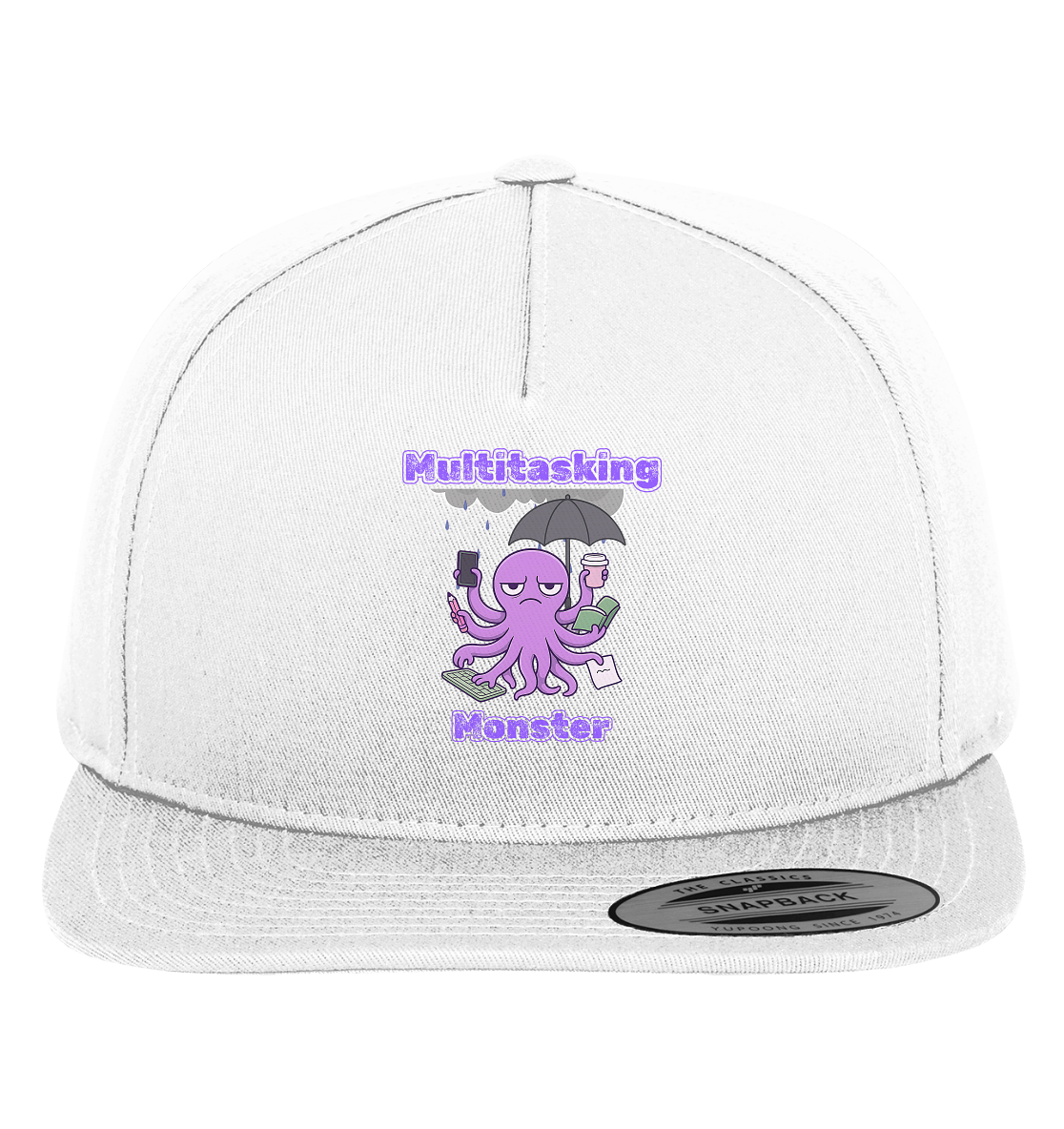 Multitasking Monster - Lila - Premium Snapback