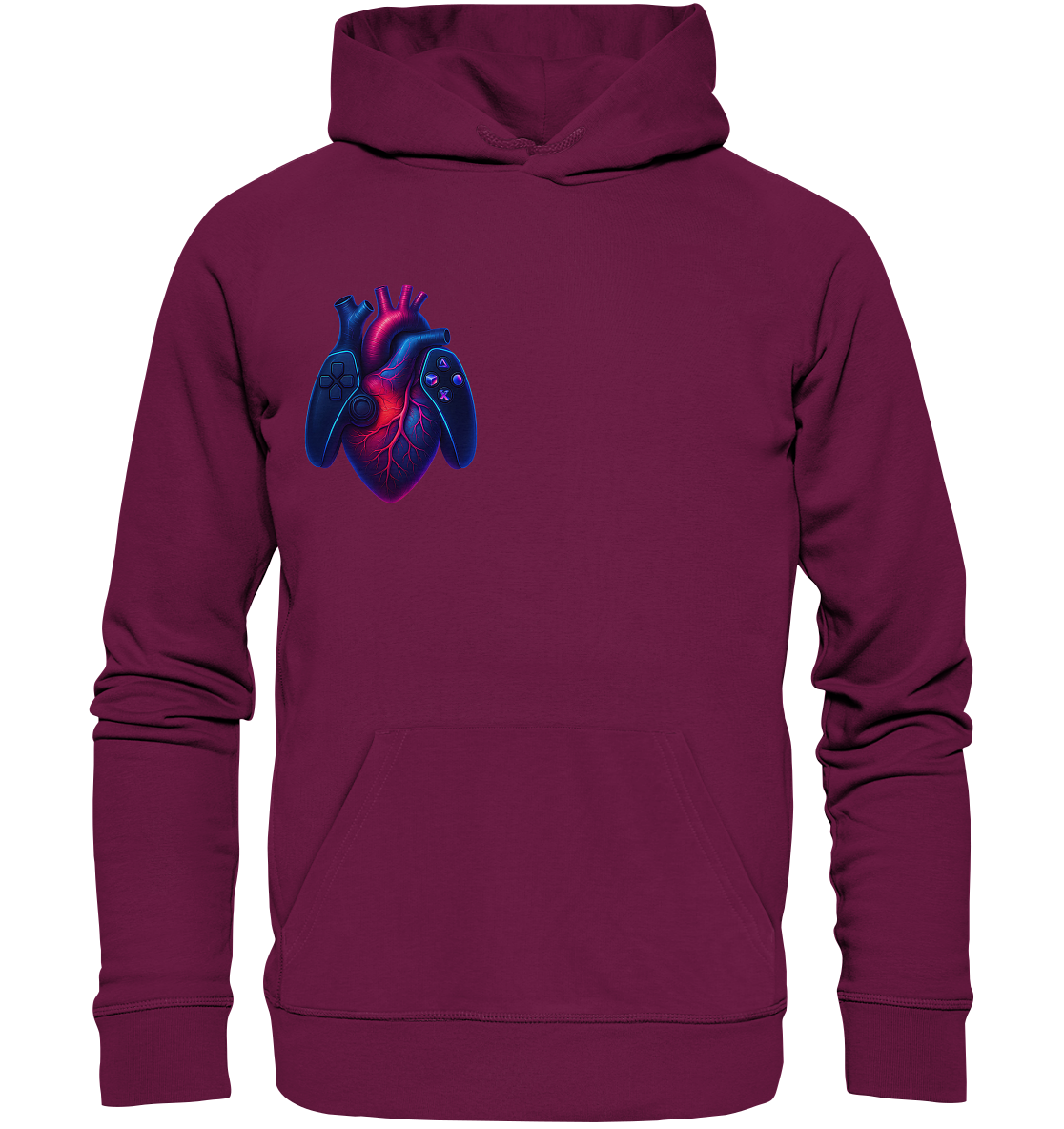 Heart of a Gamer – Pixel Pulse - Premium Unisex Hoodie