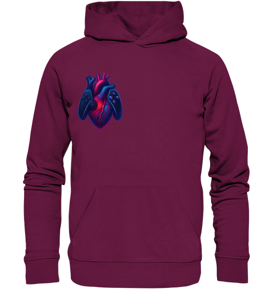 Heart of a Gamer – Pixel Pulse - Premium Unisex Hoodie