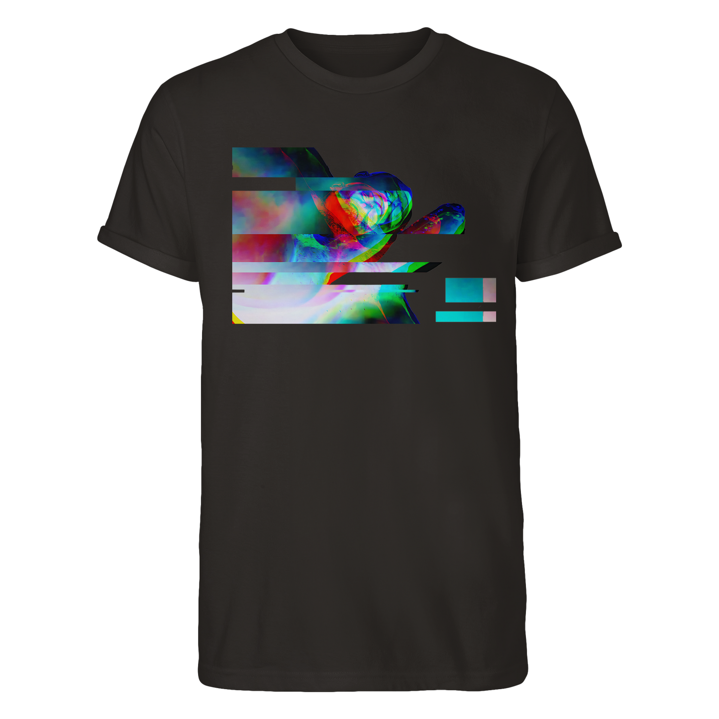 Daddy Bear – Glitch Edition - Roll-Up T-Shirt