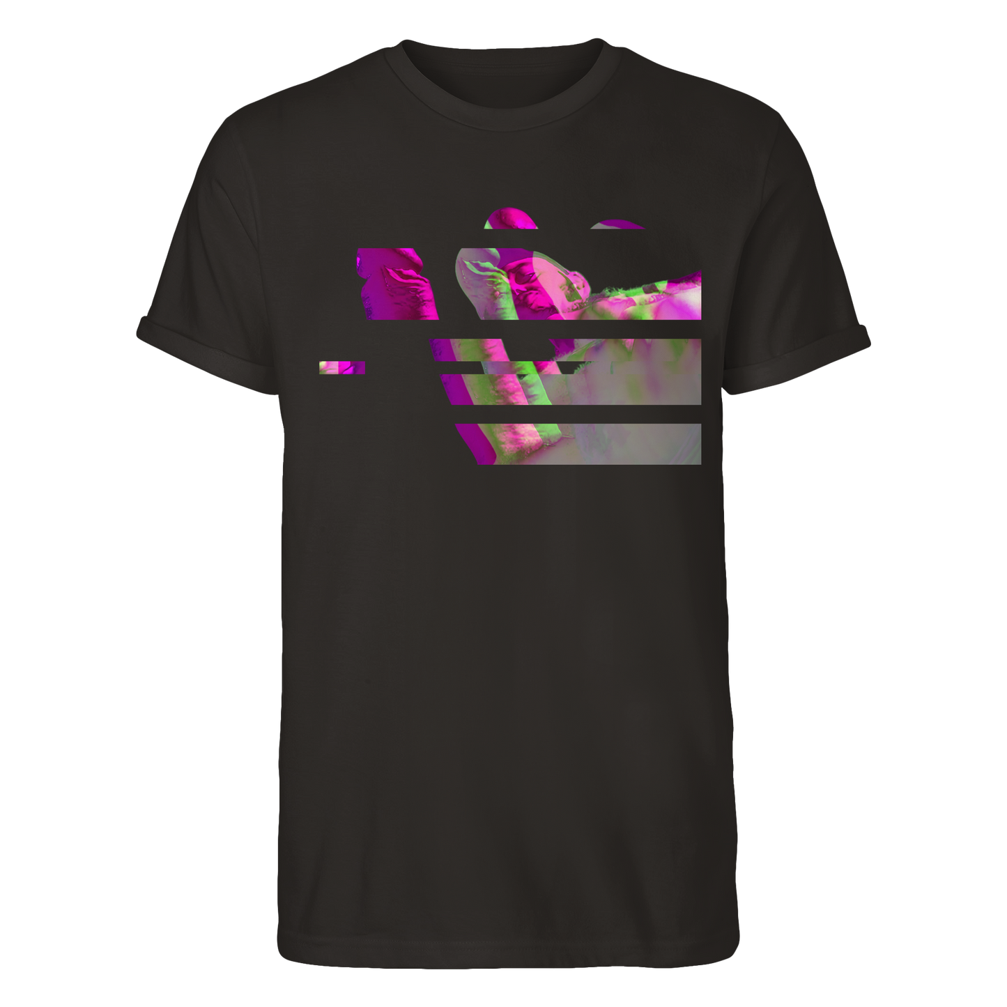 DADDY Glitch – Gay Icons Unfiltered - Roll-Up T-Shirt