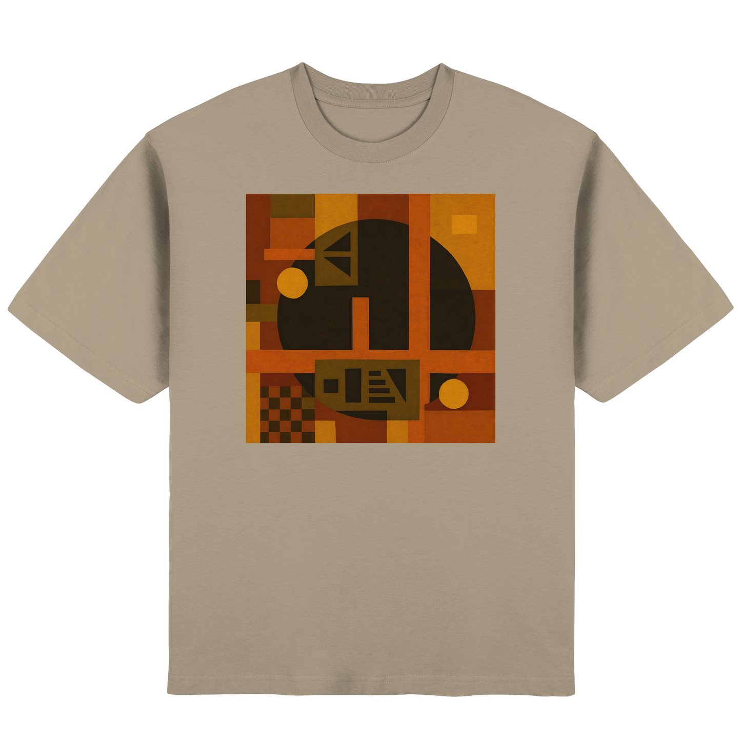 Klang der Geometrie – Erdenkraft Edition - Streetwear Oversized T-Shirt
