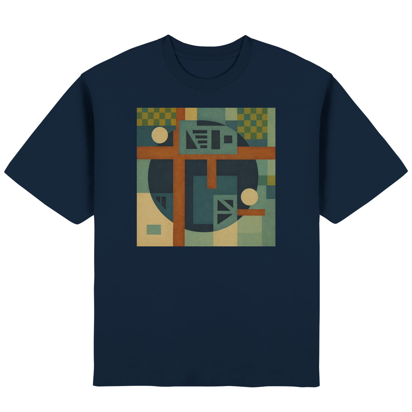 Klang der Geometrie – Tiefenklang Edition - Streetwear Oversized T-Shirt