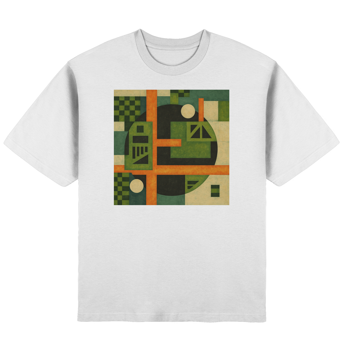 Klang der Geometrie – Wachstumsfeld Edition - Streetwear Oversized T-Shirt