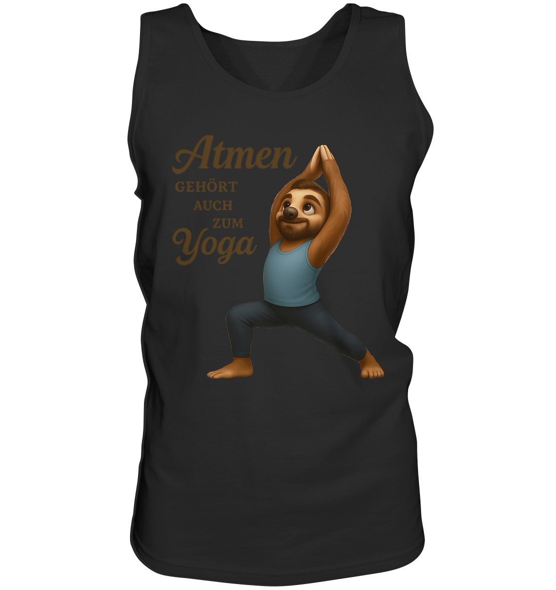 Slothies - Atmen gehört auch zum Yoga. - Männlich - Tank-Top