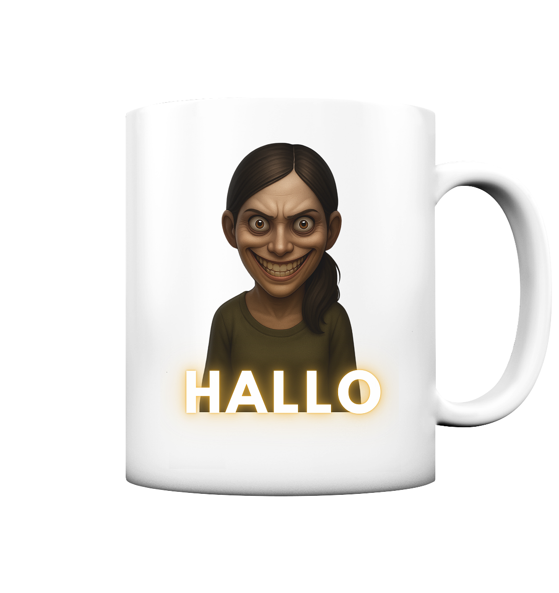 Hallo - Tasse matt