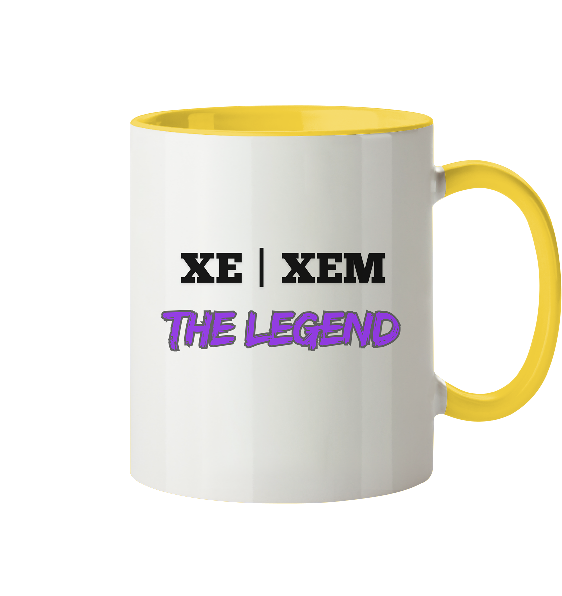 xe / xem – THE LEGEND - Tasse zweifarbig