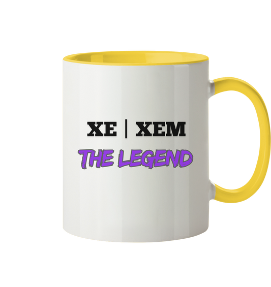 xe / xem – THE LEGEND - Tasse zweifarbig
