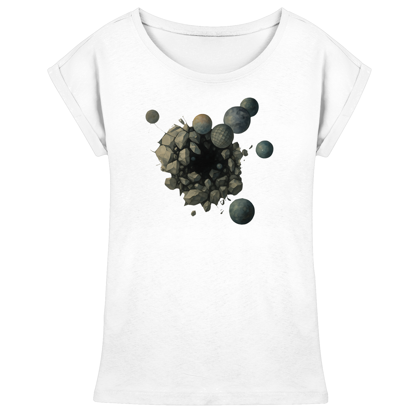 r.p.art - "Durchbruch" - Womens Extended Shoulder T-Shirt