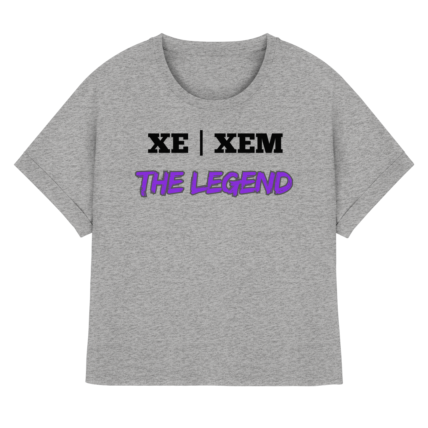 xe / xem – THE LEGEND - Womens Organic Rolled Sleeves T-Shirt
