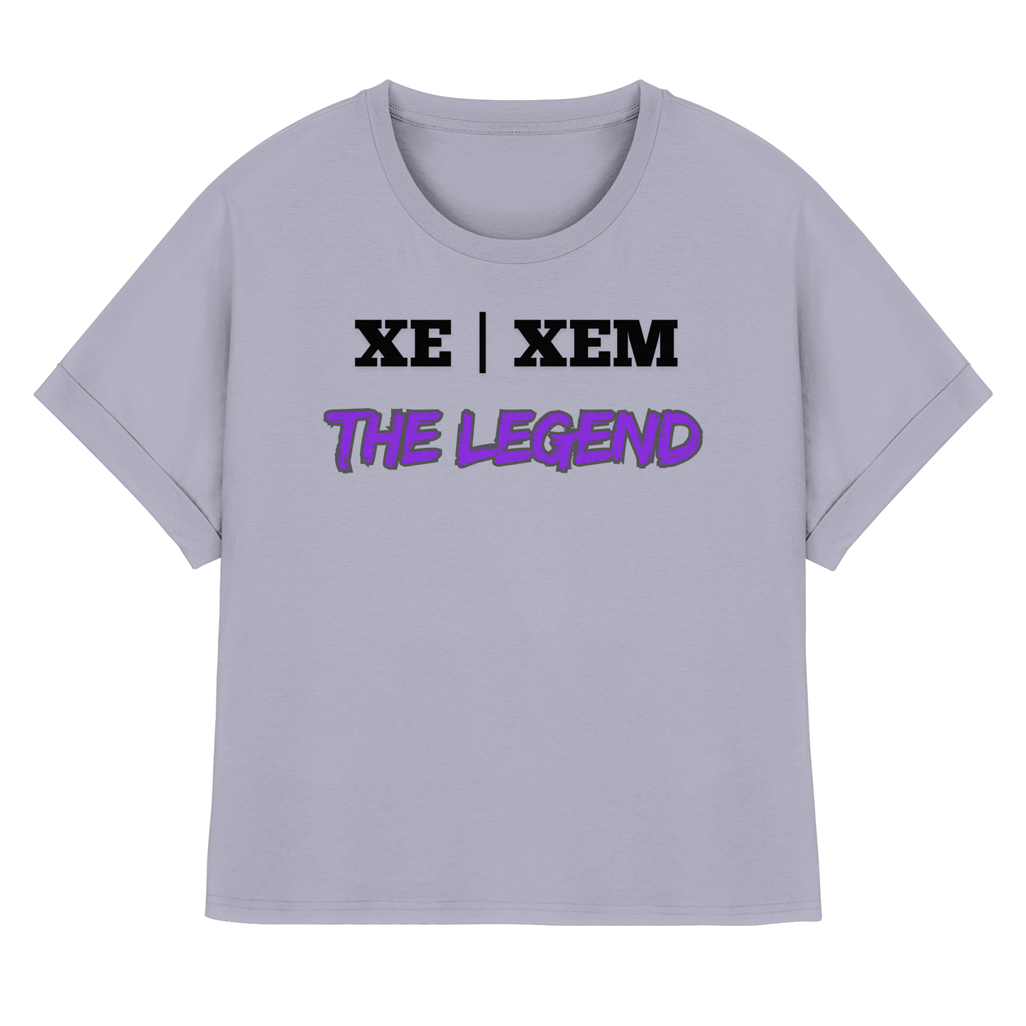 xe / xem – THE LEGEND - Womens Organic Rolled Sleeves T-Shirt