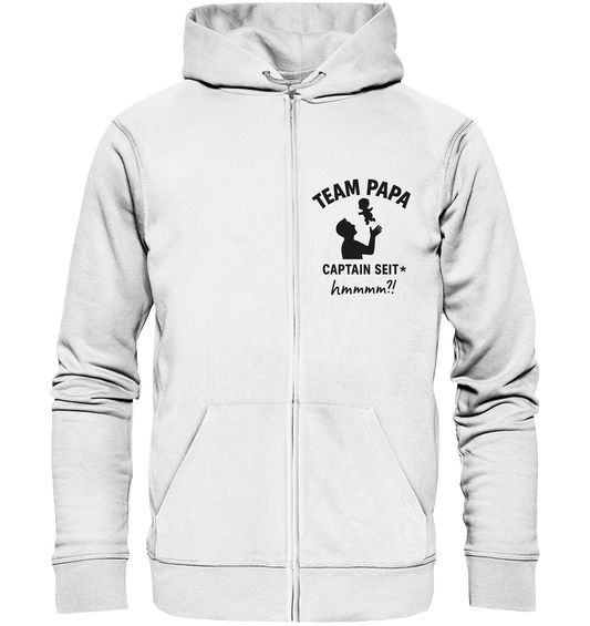 Team Papa - Captain seit* (Dark Edition) - Zipper