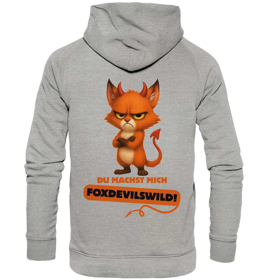 Foxdevilswild! Rückendruck - Basic Unisex Hoodie