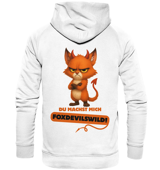 Foxdevilswild! Rückendruck - Basic Unisex Hoodie