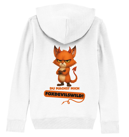 Foxdevilswild! Rückendruck - Kids Basic Hoodie