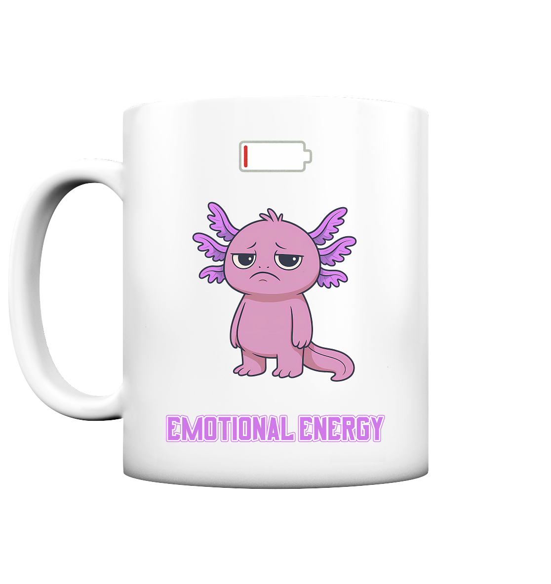 Emotional Energy – Axolotl (Pink) - Tasse matt