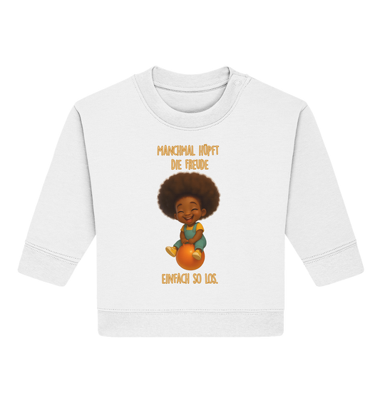 Kiwi – Die Freude hüpft los - Baby Organic Sweatshirt