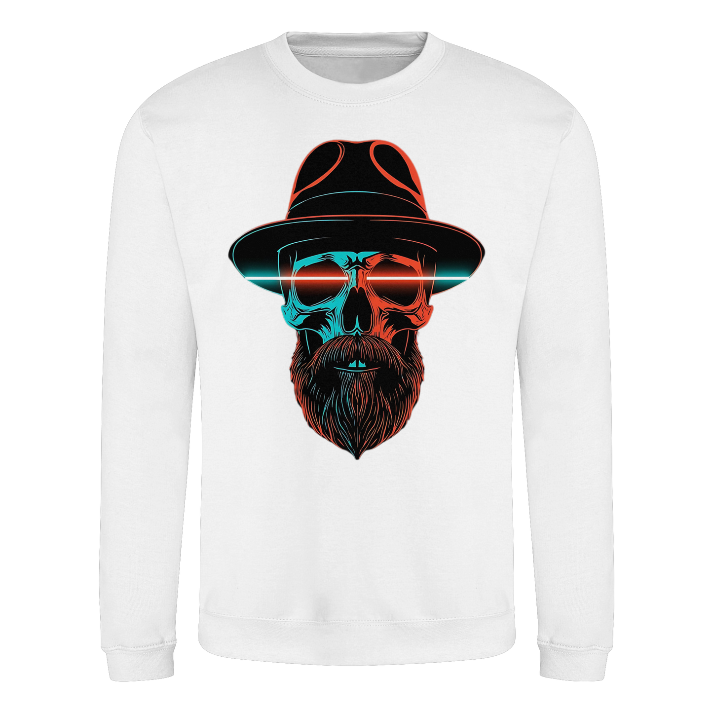 Neon Silence - Turquoise & Orange - Basic Sweatshirt