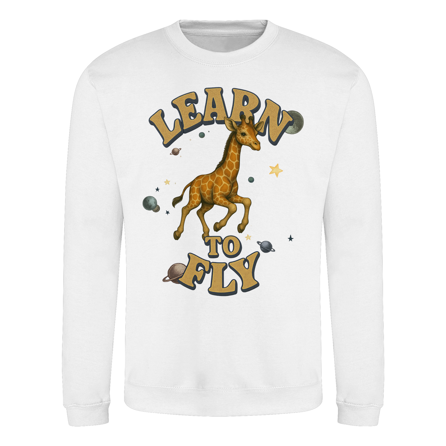 Giraffe – Learn To Fly - Basic Sweatshirt