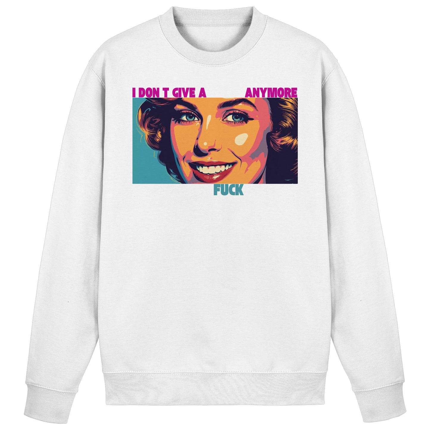 She – Retro Faces - Basic Sweatshirt
