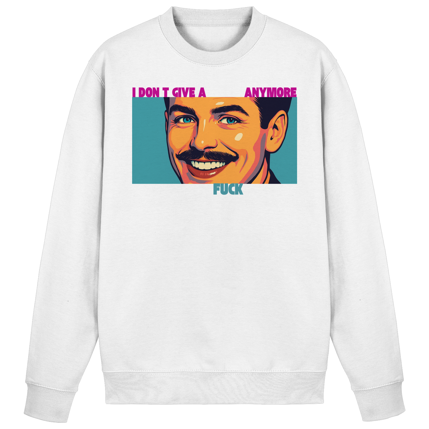 He – Retro Faces - Basic Sweatshirt