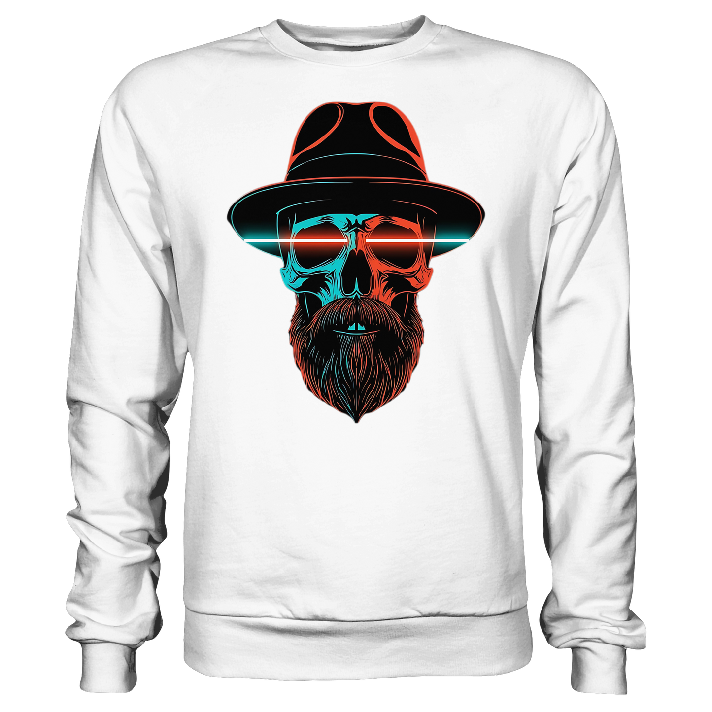 Neon Silence - Turquoise & Orange - Basic Sweatshirt