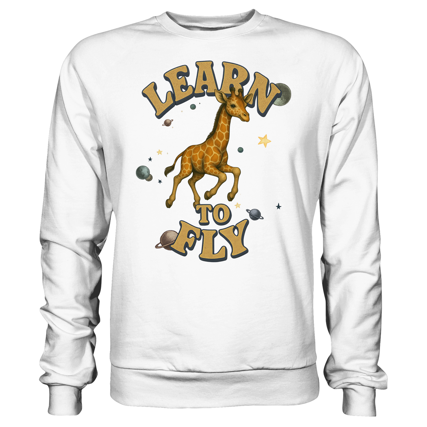Giraffe – Learn To Fly - Basic Sweatshirt