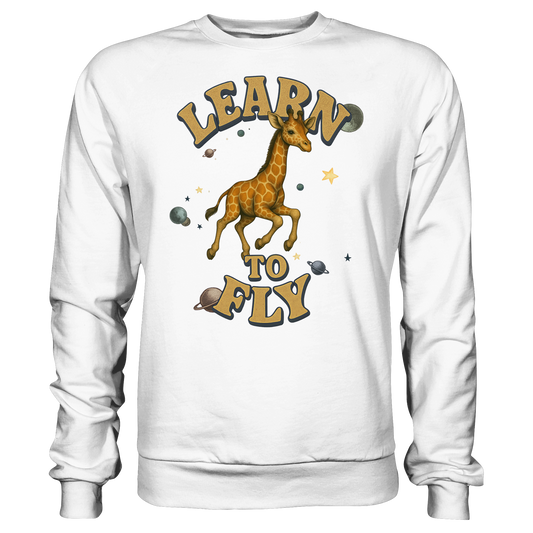 Giraffe – Learn To Fly - Basic Sweatshirt
