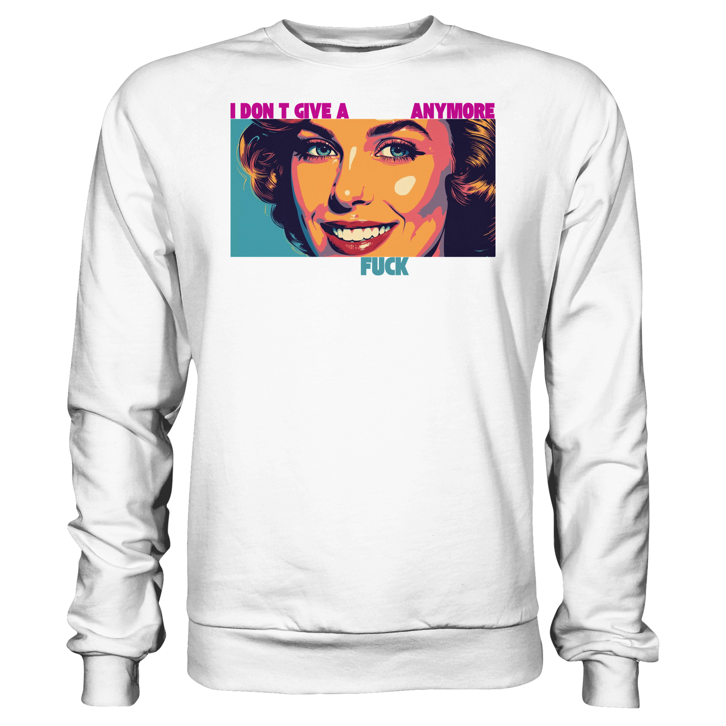 She – Retro Faces - Basic Sweatshirt