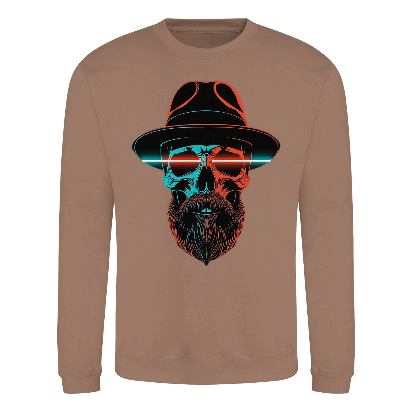 Neon Silence - Turquoise & Orange - Basic Sweatshirt