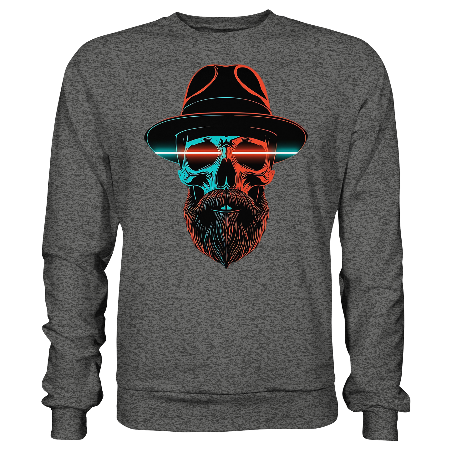 Neon Silence - Turquoise & Orange - Basic Sweatshirt