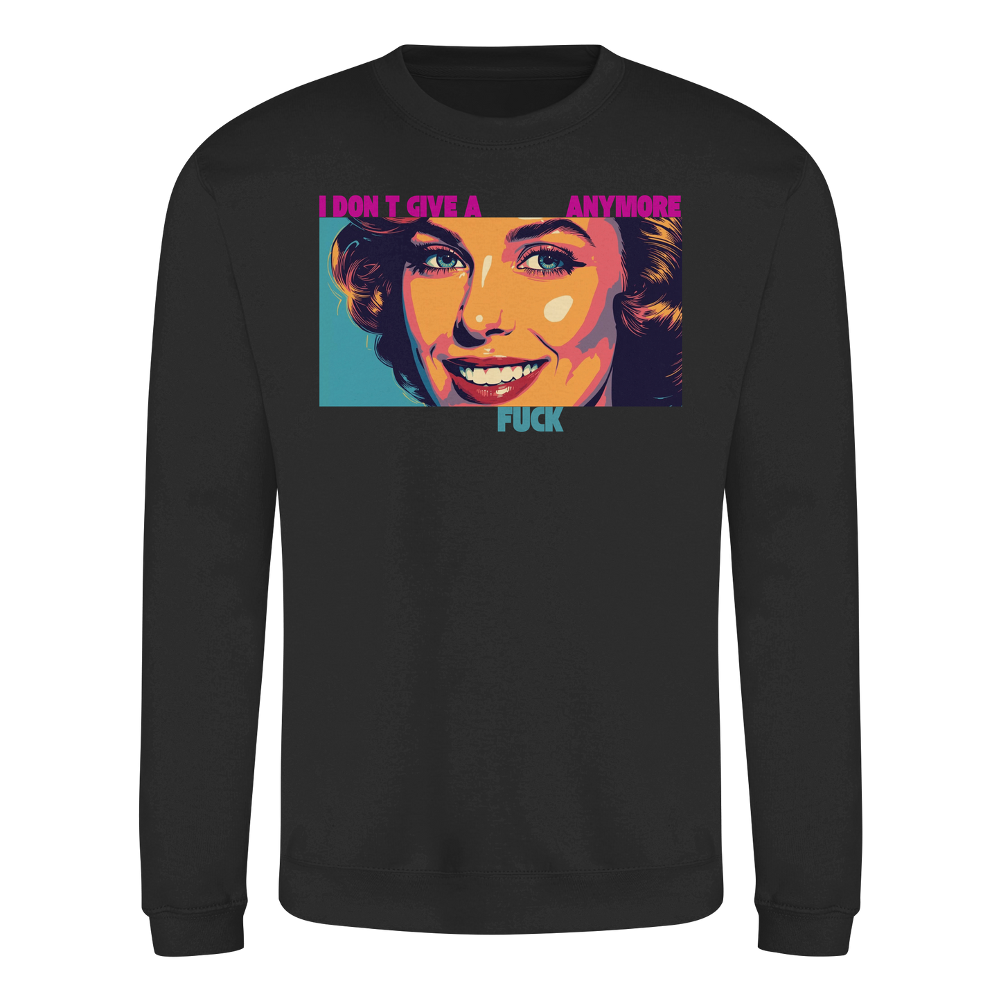 She – Retro Faces - Basic Sweatshirt