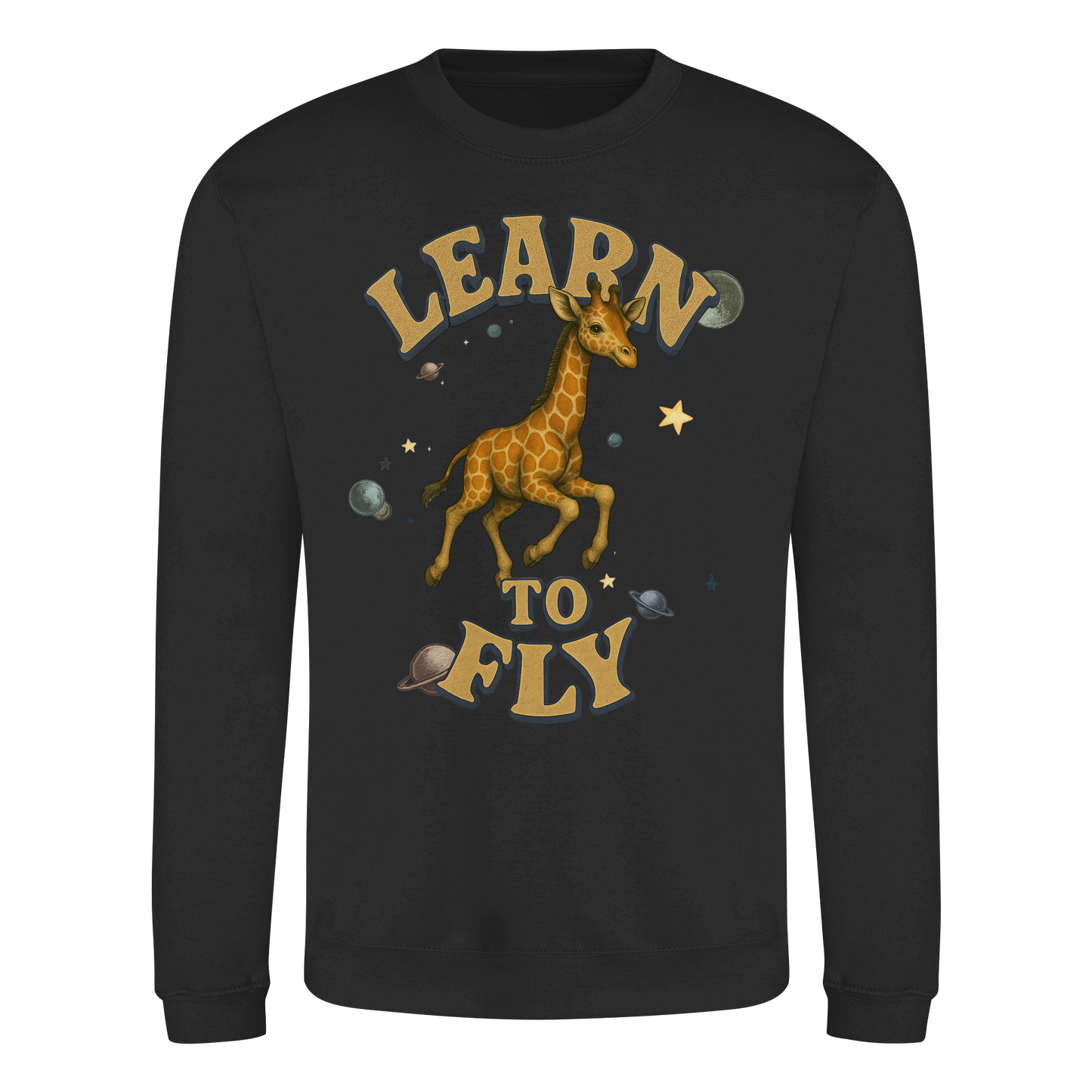 Giraffe – Learn To Fly - Basic Sweatshirt