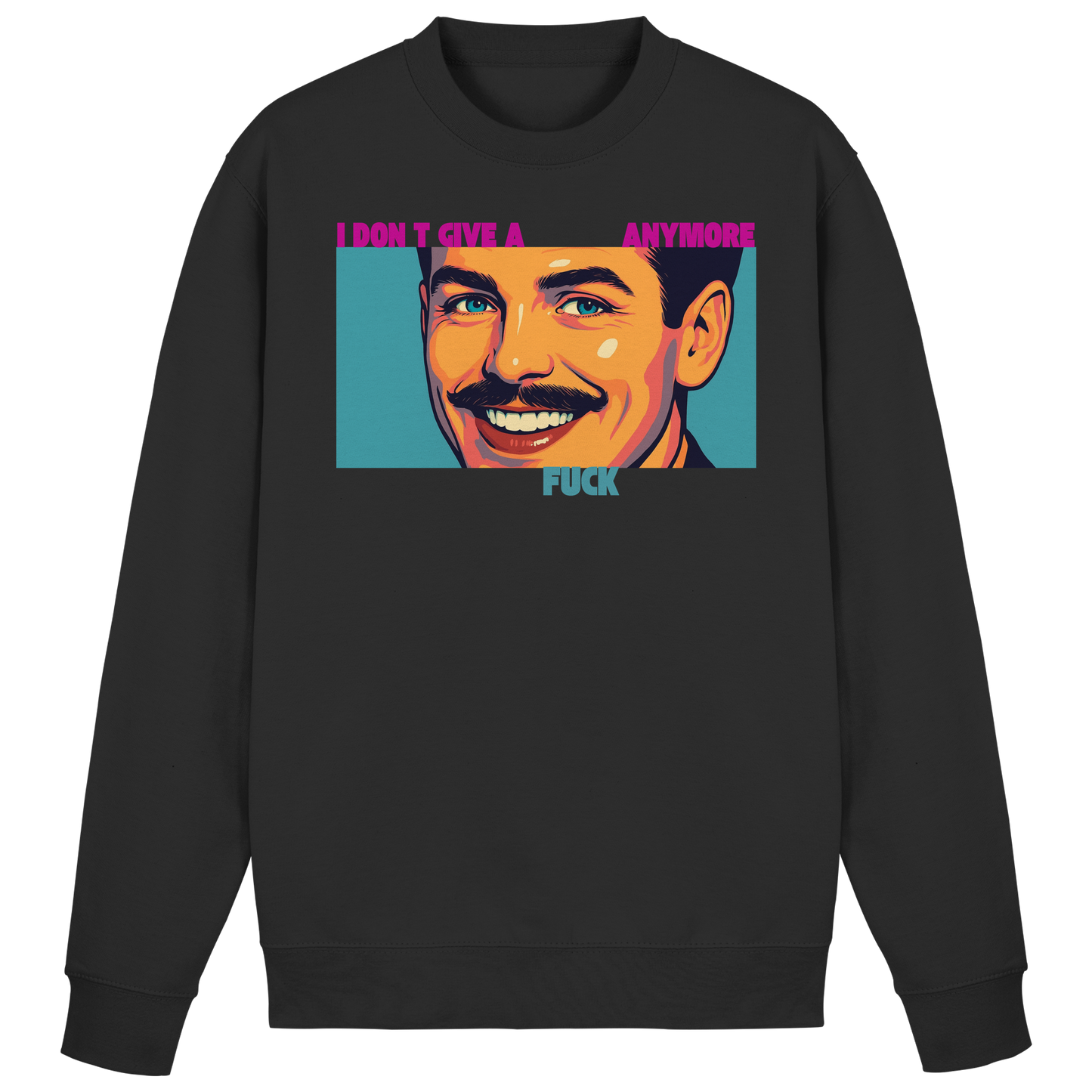 He – Retro Faces - Basic Sweatshirt