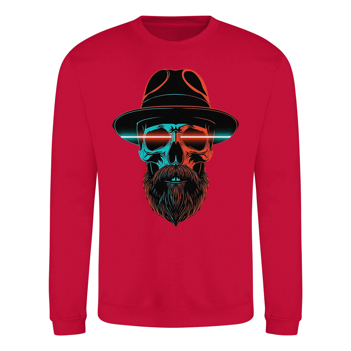 Neon Silence - Turquoise & Orange - Basic Sweatshirt