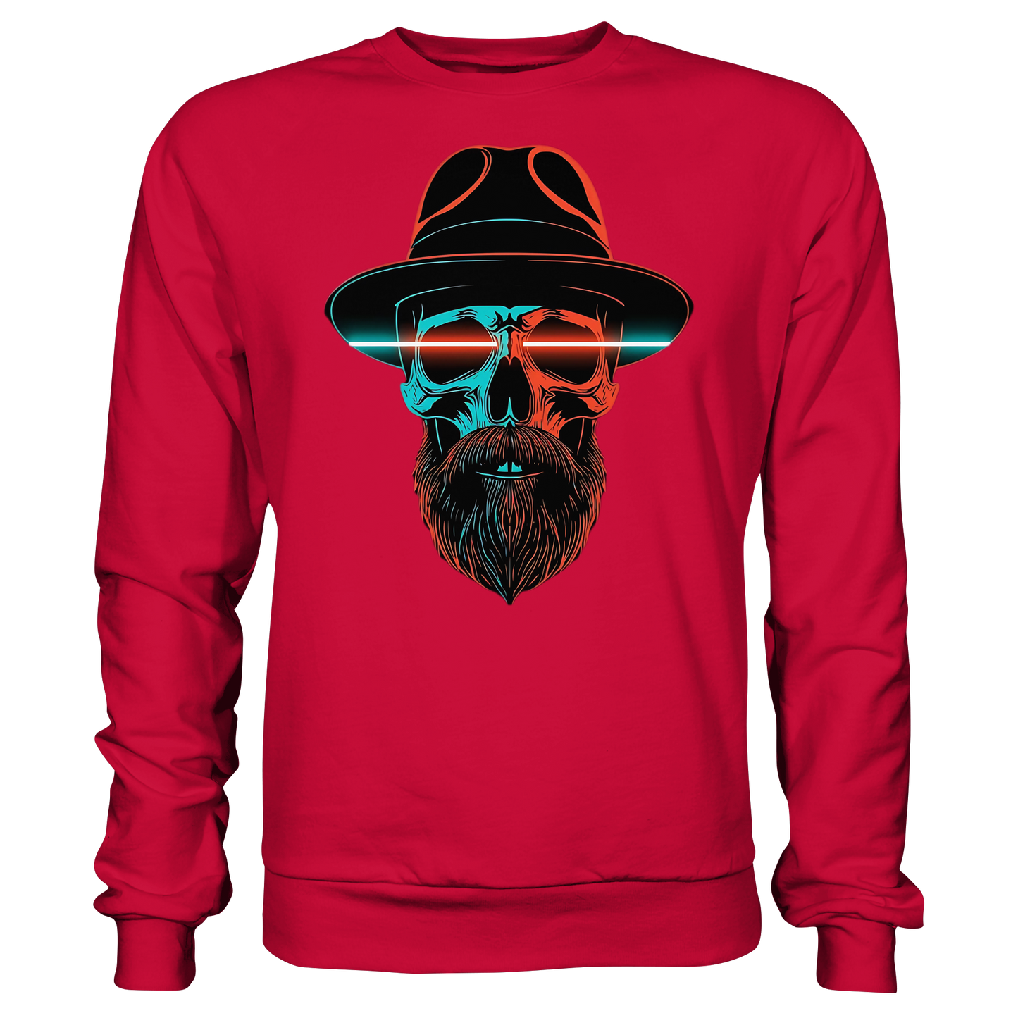 Neon Silence - Turquoise & Orange - Basic Sweatshirt