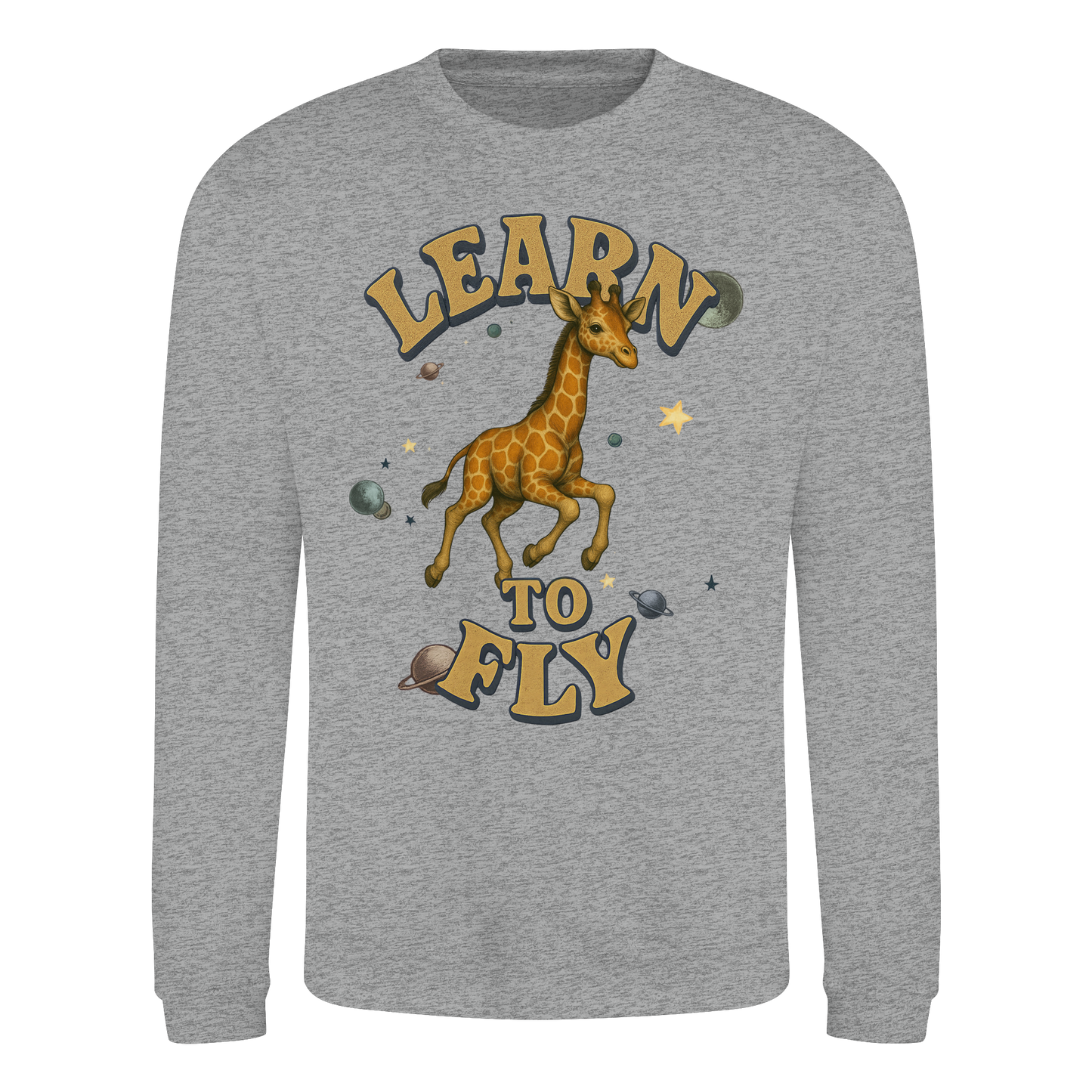 Giraffe – Learn To Fly - Basic Sweatshirt